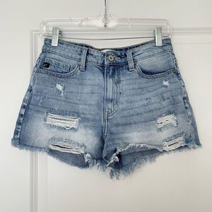 Kancan Distressed Denim Shorts Size Small